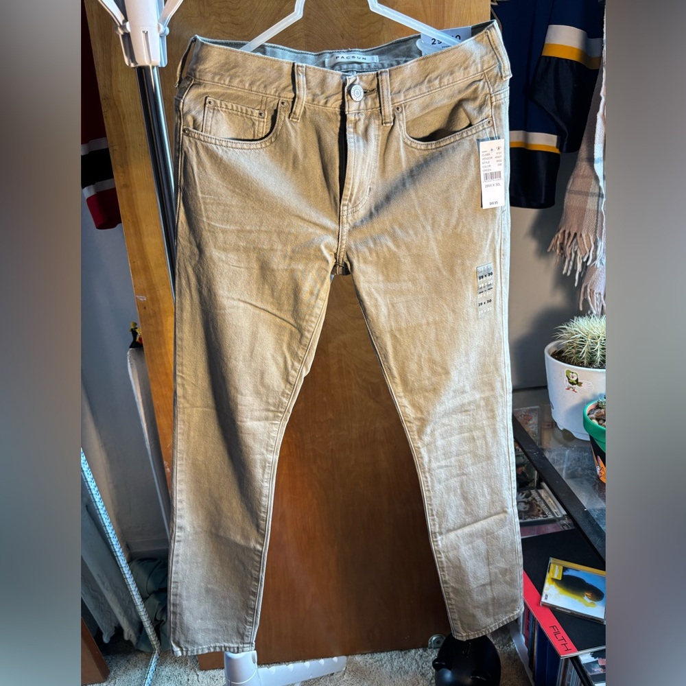 PacSun Green Skinny Denim Jeans